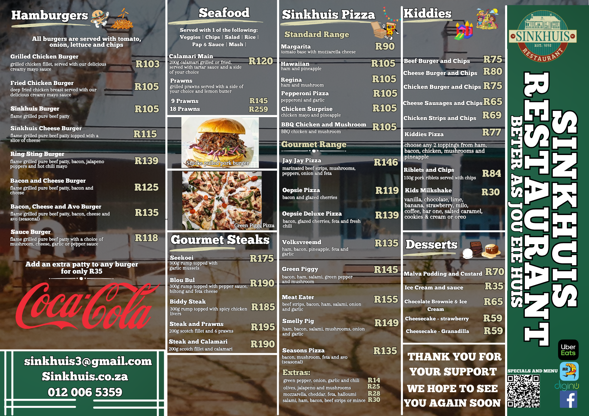 Menu Page